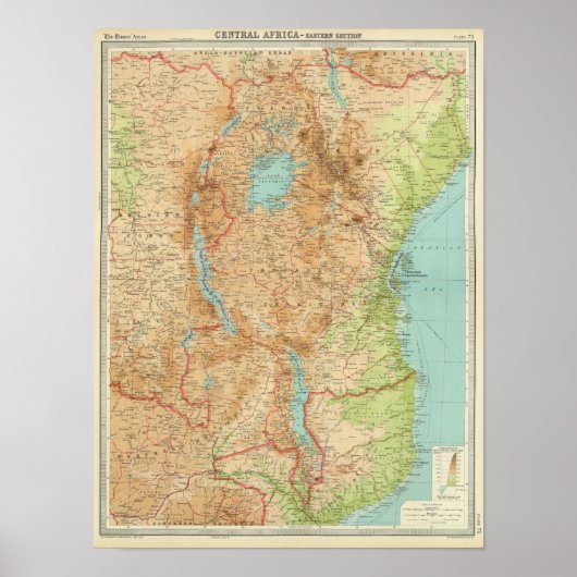 Ostafrika Poster (Vorne)