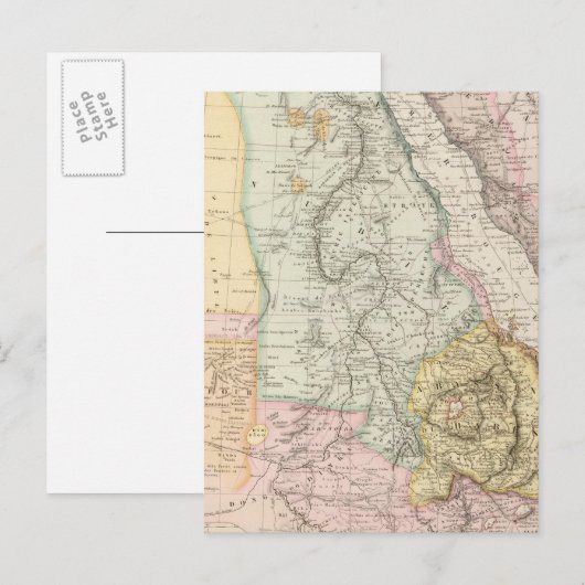 Ostafrika Postkarte (Vorne/Hinten)