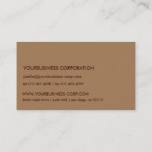 Ostakzent-Vintages persischer Teppich-Muster Visitenkarte (Rückseite)