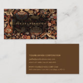 Ostakzent-Vintages persischer Teppich-Muster Visitenkarte (Vorne/Hinten)