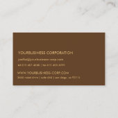 Ostakzent-Vintages persischer Teppich-Muster Visitenkarte (Rückseite)