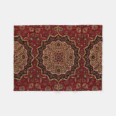 Ostakzent-Vintages persisches Muster Fleecedecke (Vorderseite (Horizontal))