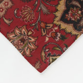 Ostakzent-Vintages persisches Muster Fleecedecke (Ecke)