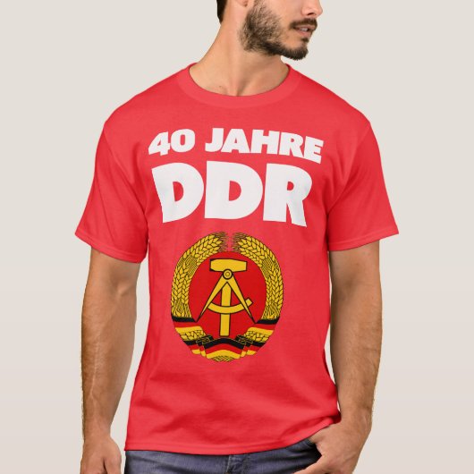 Ostalgie! Denken Sie an die DDR, Kamerad! T-Shirt (Vorderseite)