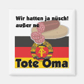 Ostalgie Deutschland DDR Tasche Oma Magnet (Vorne)