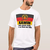 Ostalgie Käwin Ein Kind der DDR Deutschland T-Shirt (Vorderseite)