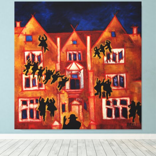 Ostallee 770 leinwanddruck (Insitu (Holzboden))