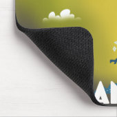 Ostanglia Reiseplakat. Postkartenwerbung Mousepad (Ecke)