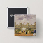 Ostansicht des Schlosses und des Gartens, Windsor Button (Vorne & Hinten)