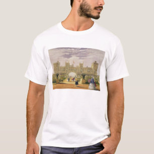Ostansicht des Schlosses und des Gartens, Windsor T-Shirt