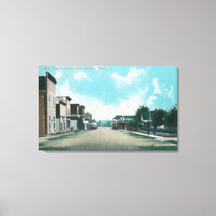 Ostansicht von der Hauptstraße Leinwanddruck