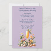 Ostara Brunch & Bubbly Invasion Card + Download Einladung (Rückseite)