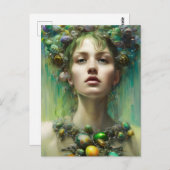 Ostara Goddess Postcard Postkarte (Vorne/Hinten)