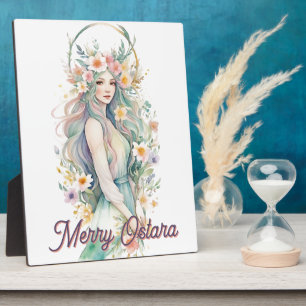 Ostara-Göttin Frühlings-Tagundnachtgleiche Sabbat  Fotoplatte