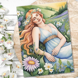 Ostara-Göttin Frühlings-Tagundnachtgleiche Sabbat  Karte