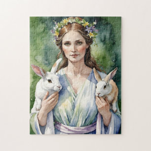 Ostara-Göttin Frühlings-Tagundnachtgleiche Sabbat  Puzzle