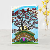Ostara Greeting Card Karte (Gelbe Blume)