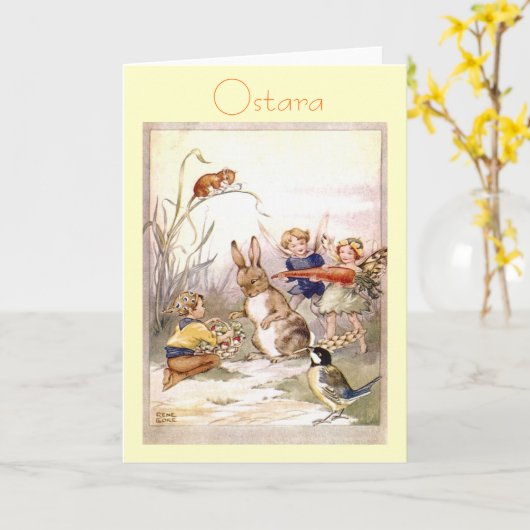 Ostara Karte (Gelbe Blume)