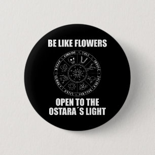 Ostara Ostre Pagan Witchcraft Frühjahrsmond Button