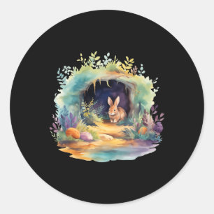 Ostara Ostre Pagan Witchcraft Frühjahrsmond Runder Aufkleber