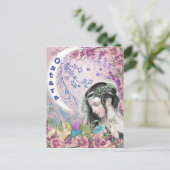Ostara Pagan Fantasy Kunst, Dichtung und Musik Postkarte (Stehend Vorderseite)