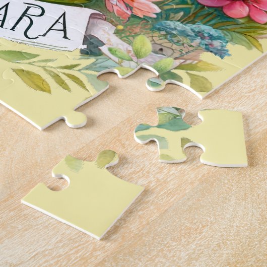 Ostara Pagan Holiday Spring Equinox Goddess Bunny Puzzle (Seite)