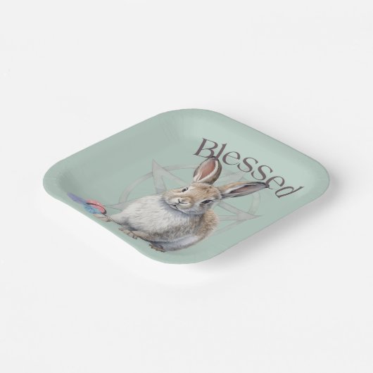 Ostara Paper-Teller gesegnet Pappteller (Gewinkelt)