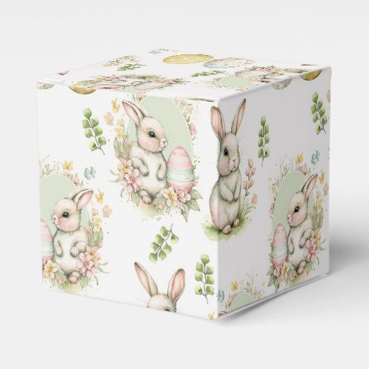 Ostara Rabbit Favor Box Geschenkschachtel (Vorderseite)
