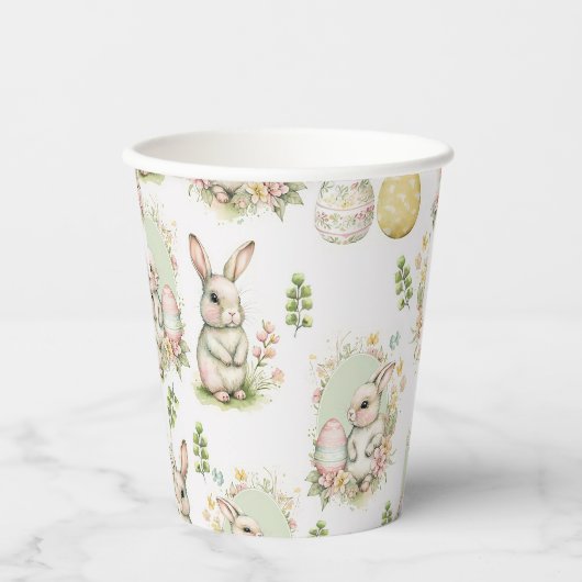 Ostara Rabbit Paper Cups Pappbecher (Vorderseite)
