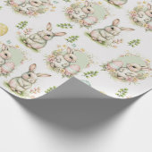 Ostara Rabbit Wrapping Paper Geschenkpapier (Ecke)