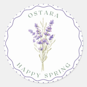 Ostara, Spring Equinox, klassischer Rundaufkleber Runder Aufkleber