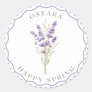 Ostara, Spring Equinox, klassischer Rundaufkleber Runder Aufkleber