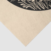 Ostara Wiccan Magic Hare Silhouette Dekoupage Seidenpapier (Detail)