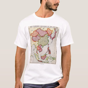 OstAsiaPanoramic MapEast Asien T-Shirt