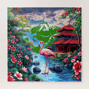 ostasiatisch inspiriert Landschaft Puzzle