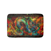 Ostasiatische Drachen-Oracle-Meditation oder Badematte (Vorderseite)