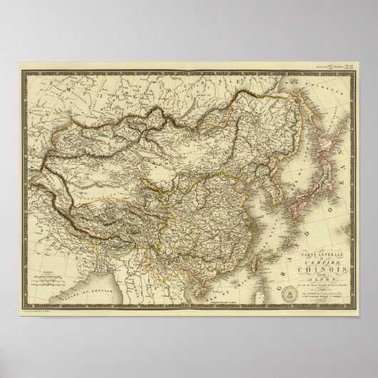 Ostasien, China, Japan Poster (Vorne)
