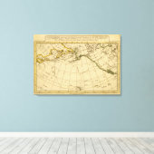 Ostasien, Westnordamerika Leinwanddruck (Insitu (Holzboden))