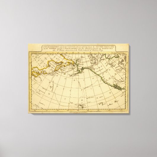 Ostasien, Westnordamerika Leinwanddruck (Vorderseite)