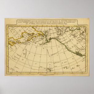 Ostasien, Westnordamerika Poster