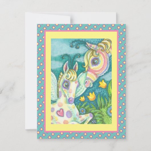 OSTBABY, FRÜHJAHR, FAIRY FILLY FLAT CARD (Vorderseite)
