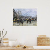 Ostbahnhof von Eugène Galien-Laloue Poster (Küche)