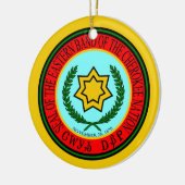 Ostband des Cherokee Siegels Keramik Ornament (Links)