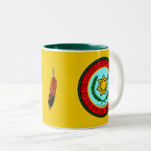 Ostband des Cherokee Siegels Zweifarbige Tasse (VorderseiteRechts)