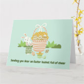 OSTBASKET KARTE (Gelbe Blume)