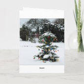 Ostbaum Feiertagskarte (Rückseite)