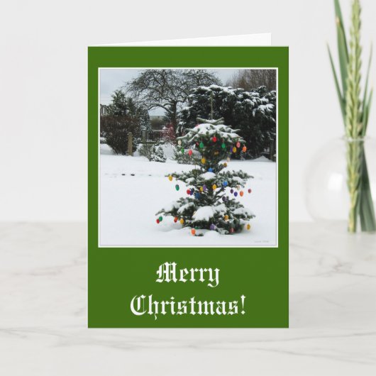 Ostbaum Feiertagskarte (Vorderseite)