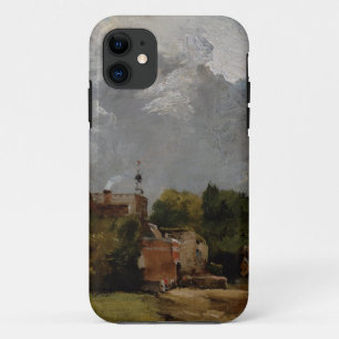 OstBergholt Kirche von der Kirchen-Straße (Öl au Case-Mate iPhone Hülle