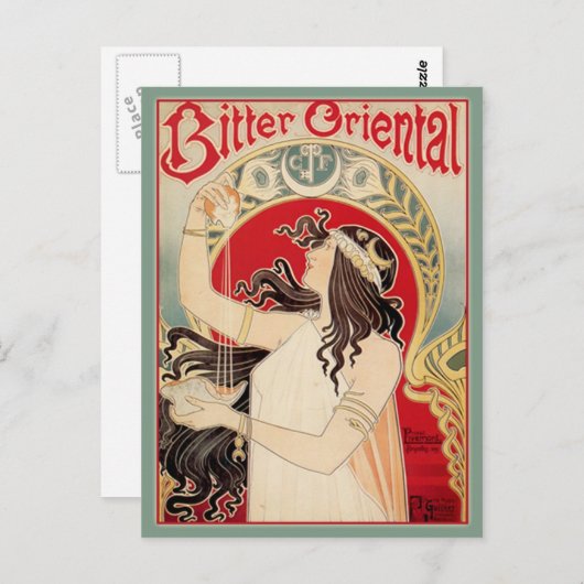 Ostbitter (Teal) Postkarte (Vorne/Hinten)