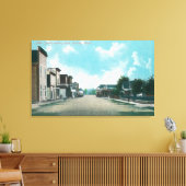 Ostblick von der Hauptstraße Leinwanddruck (Insitu (Wohnzimmer))